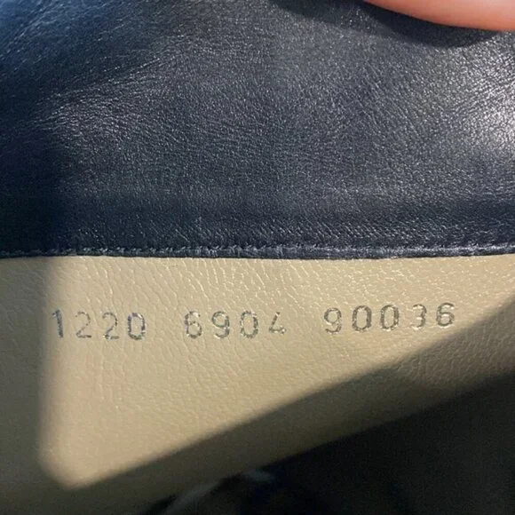 Laurel Over The Knee Covered Wedge Heel Boots Black Size 36 - Picture 12 of 16